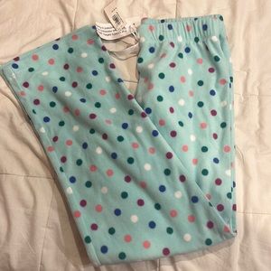 Fleece pajama pants